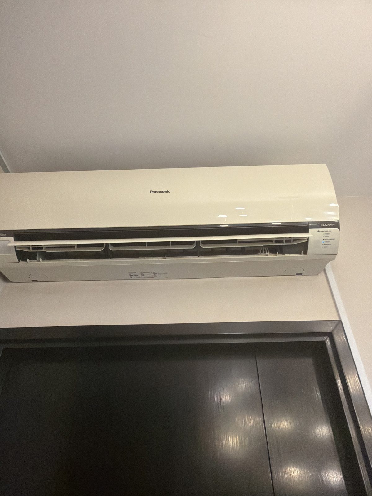Aircon cleaning in progress